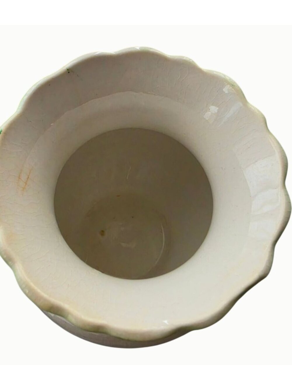 Antique K.T. & K. Semi Vitreous Porcelain 3 Pc Wash Set Pitcher Covered Bowl - Picture 12 of 16